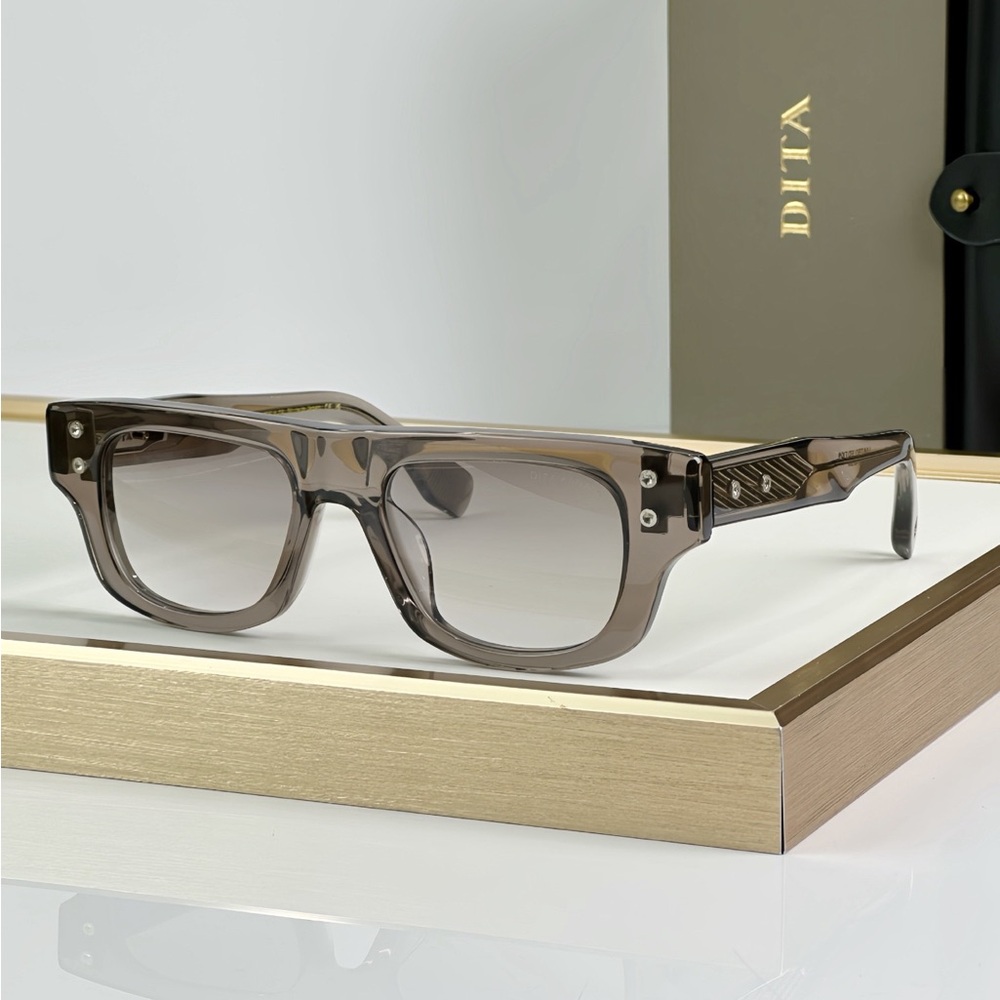 DITA Gray Square Sunglasses